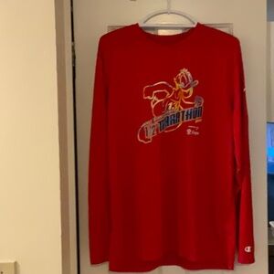 Champion Disney Half Marathon 2015 Long Sleeve Race Shirt Men's Large
